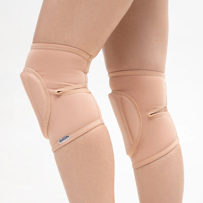 QUEEN WEAR - Classic Knee Pads - Nude Latte