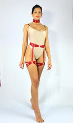 SORTE - Harnais Bas Athena Rouge