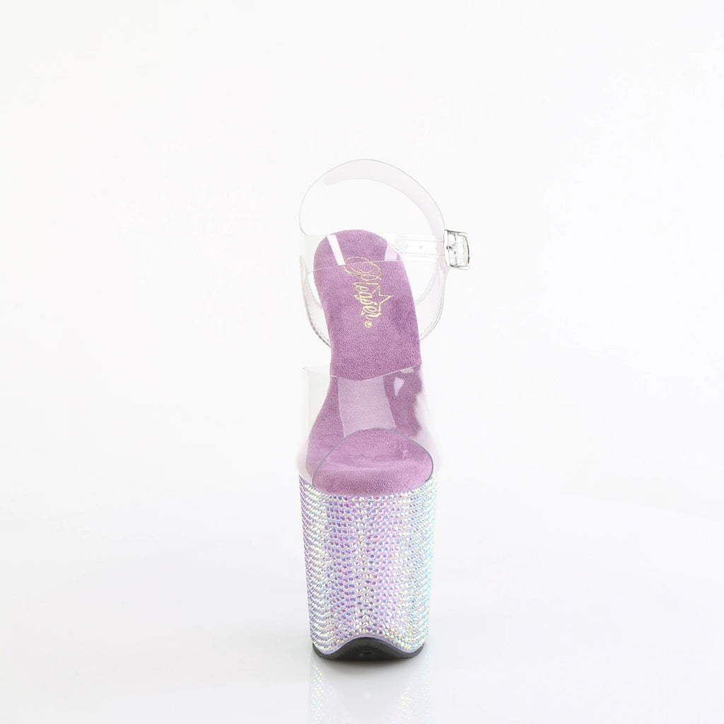 PLEASER - Bejeweled - 808RRS - Strass Lavande
