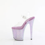 PLEASER - Bejeweled - 808RRS - Strass Lavande