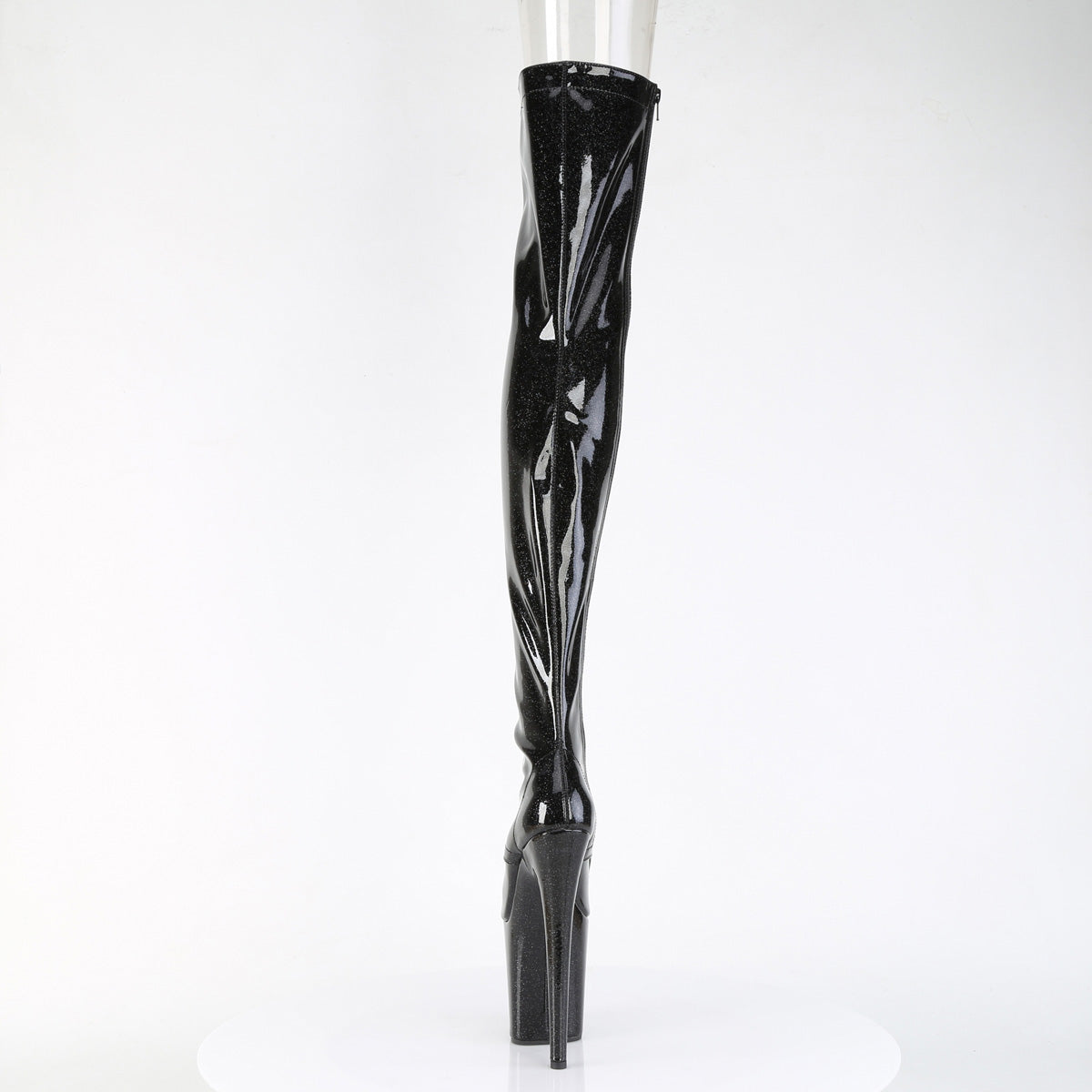 PLEASER - Flamingo - 3021GP - Noir Glitter