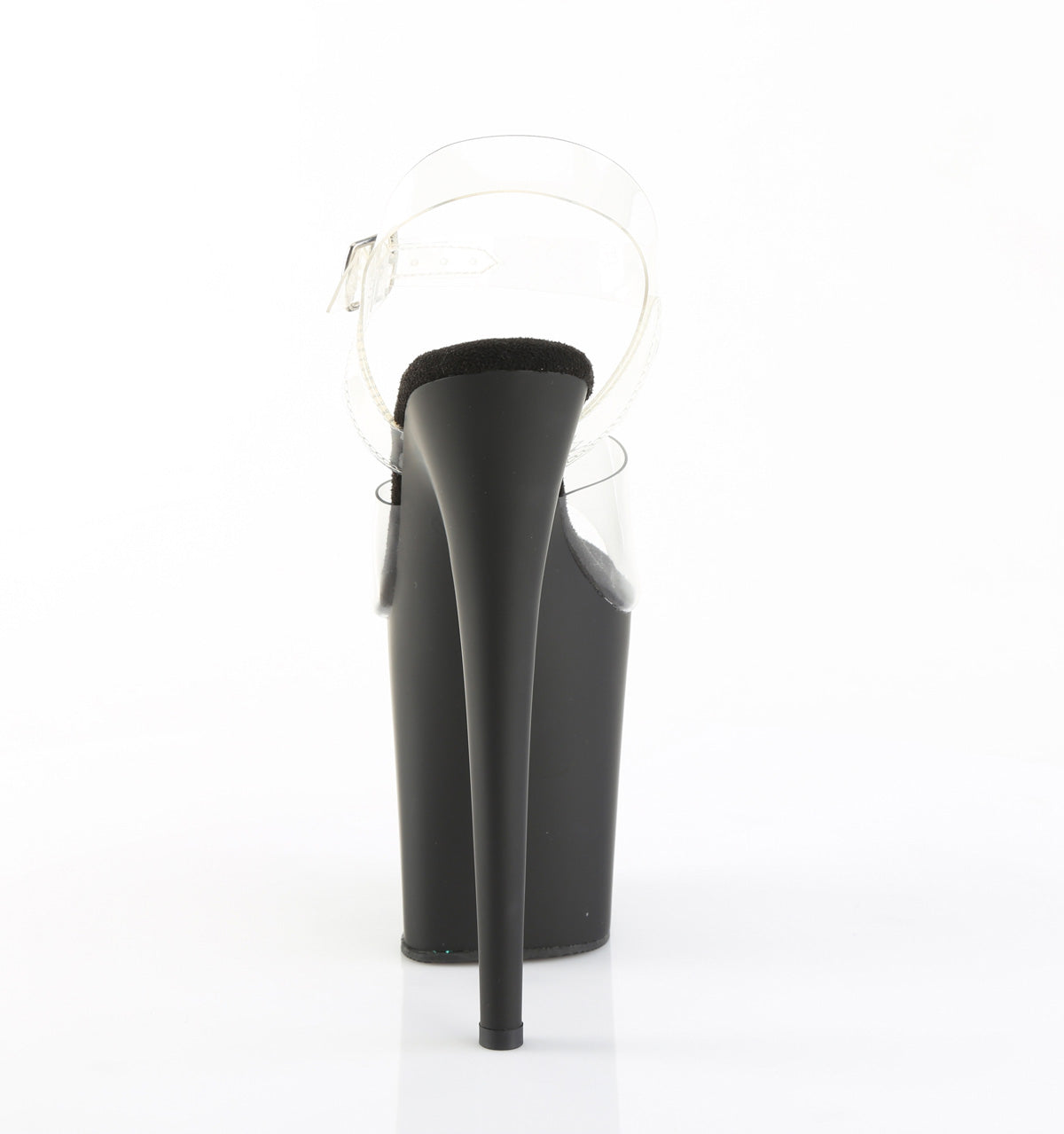PLEASER - Flamingo - 808 Transparent/Noir Mat