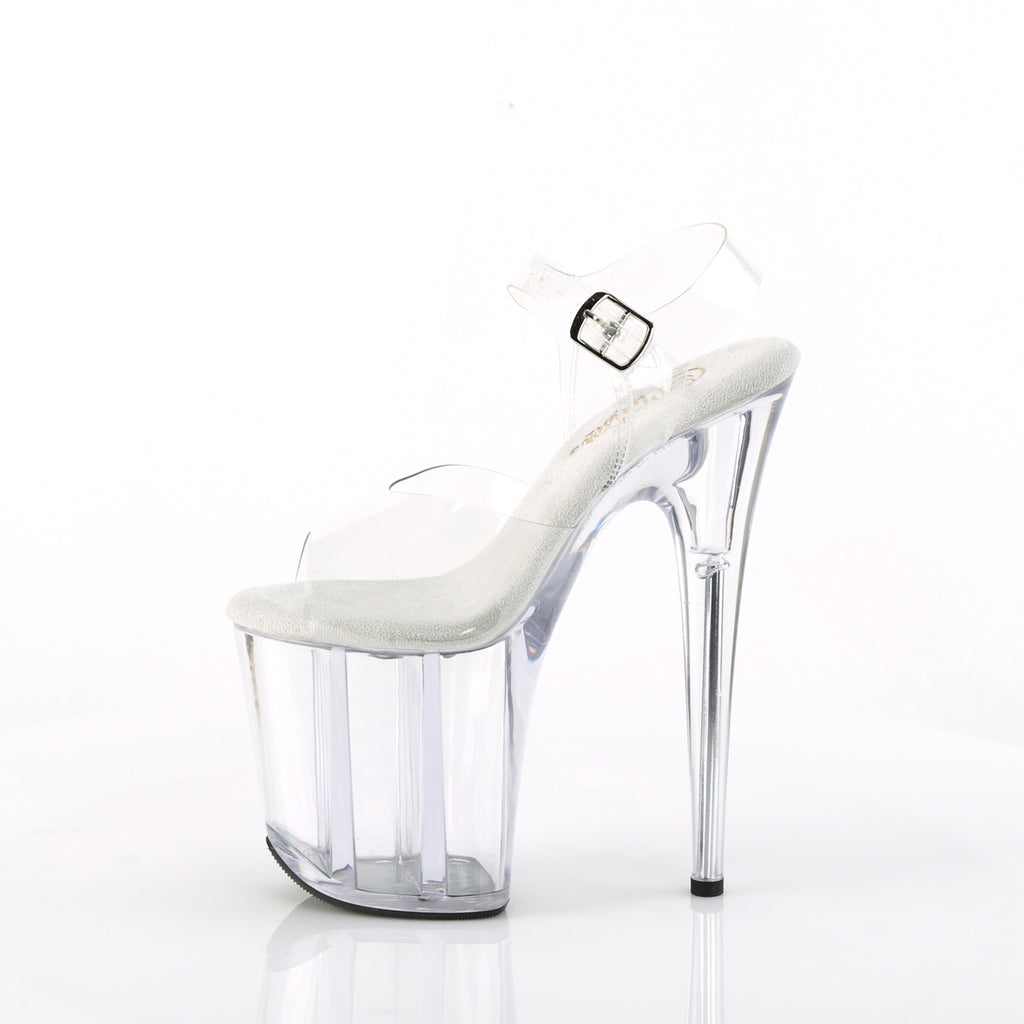 PLEASER - Flamingo - 808 - Clear