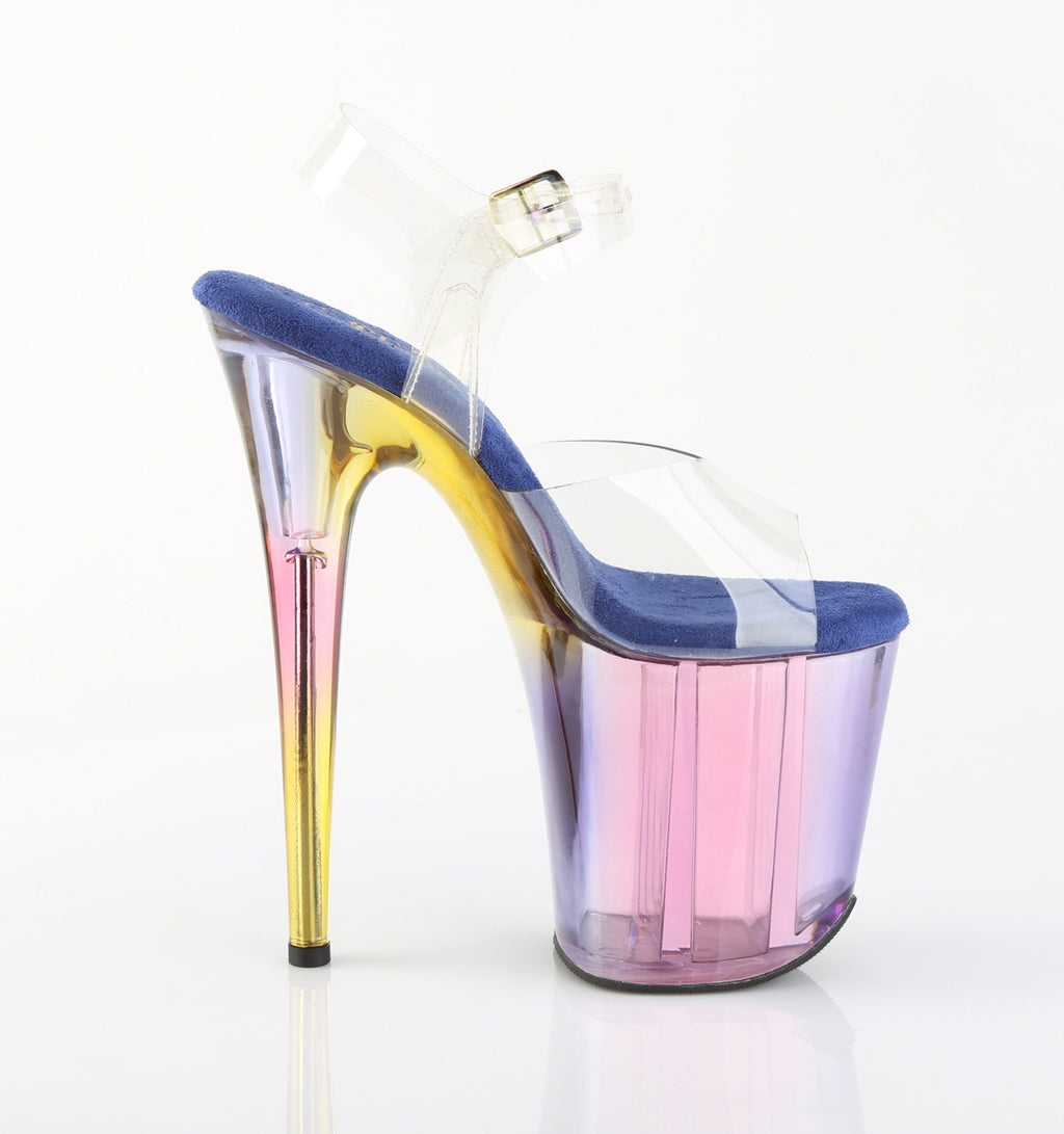 PLEASER - Flamingo - 808HT - Blue Multi Tinted