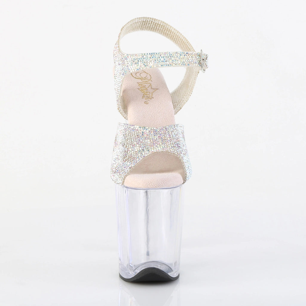 PLEASER - Flamingo - 808N - Rhinestone