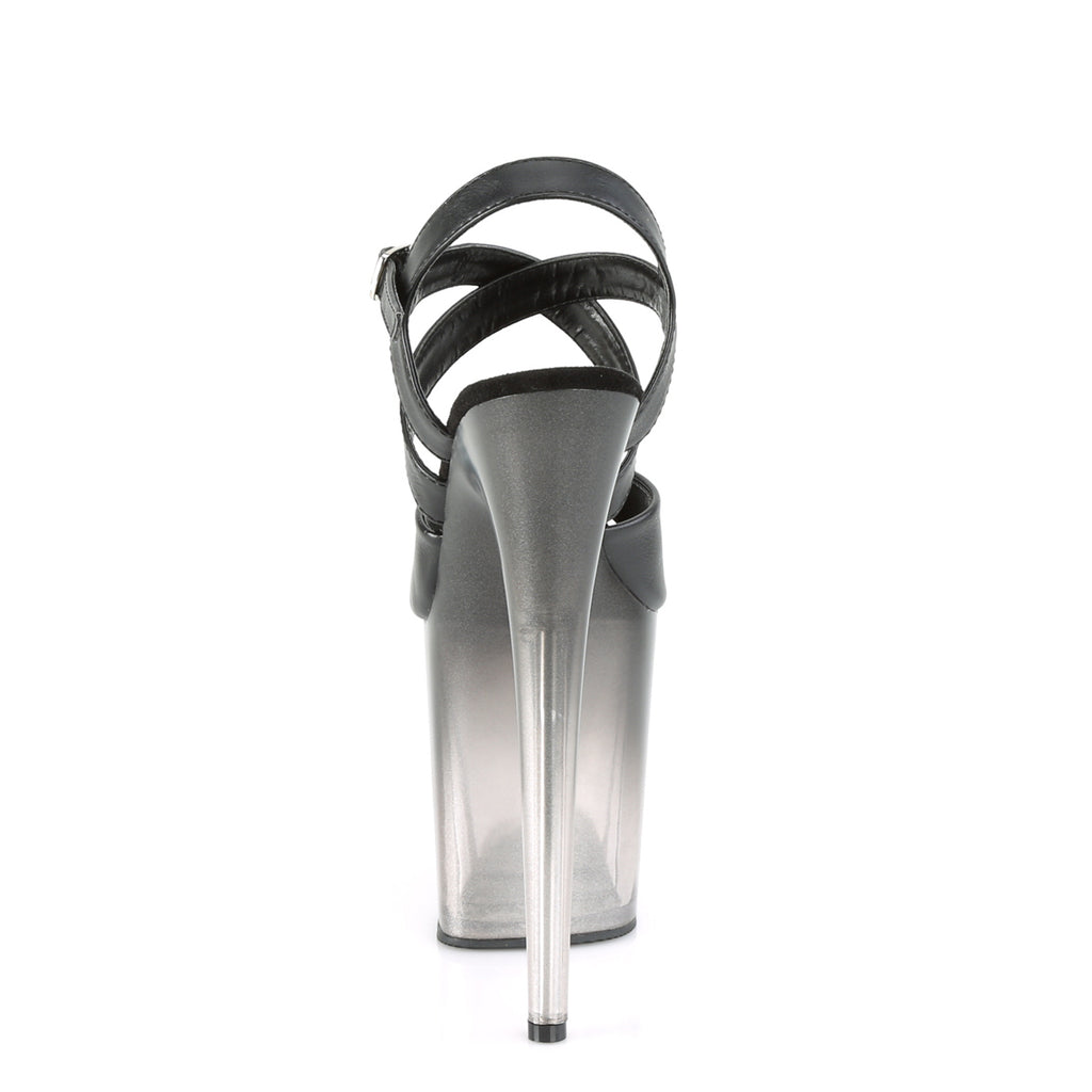 PLEASER - Flamingo - 822T Noir faux Cuir