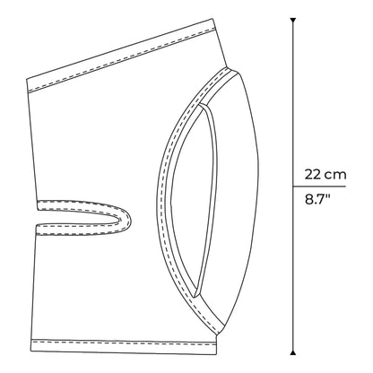 QUEEN WEAR - Classic Knee Pads - Nude Caramel