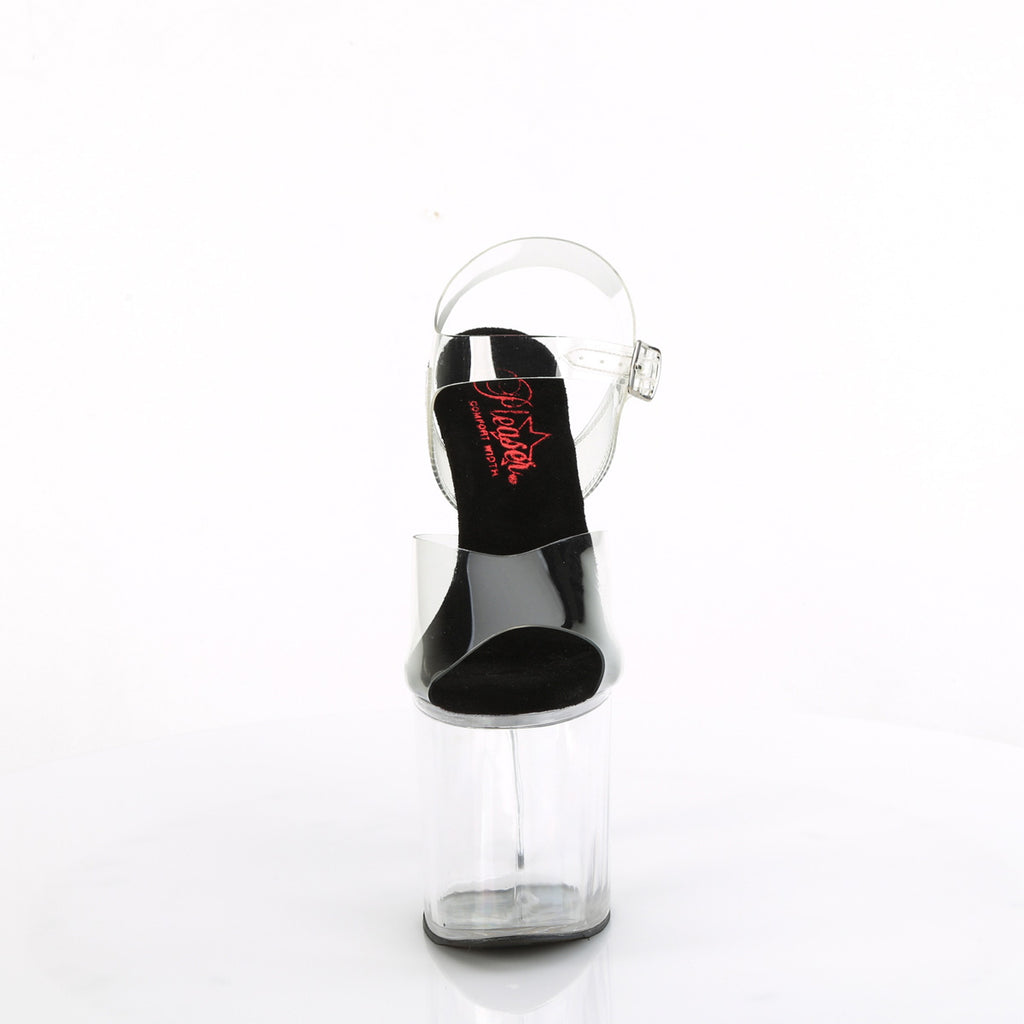 PLEASER - Naughty - 808 - Clear