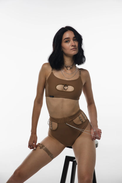 DRESSIN UP - Top Amoria - Cappuccino