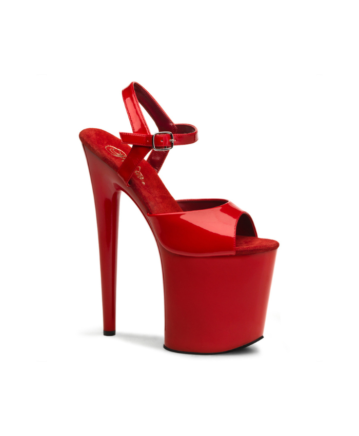 PLEASER - Flamingo - 809 - Rouge