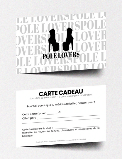 Pole Lovers Gift Card