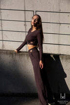 BANDURSKA DESIGN - Haut court Dark Chocolate