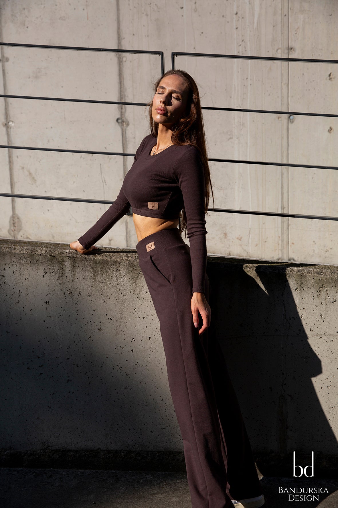 BANDURSKA DESIGN - Pantalon Dark Chocolate
