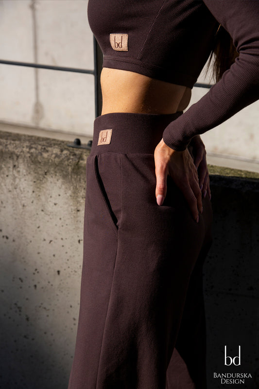 BANDURSKA DESIGN - Trousers Dark Chocolate