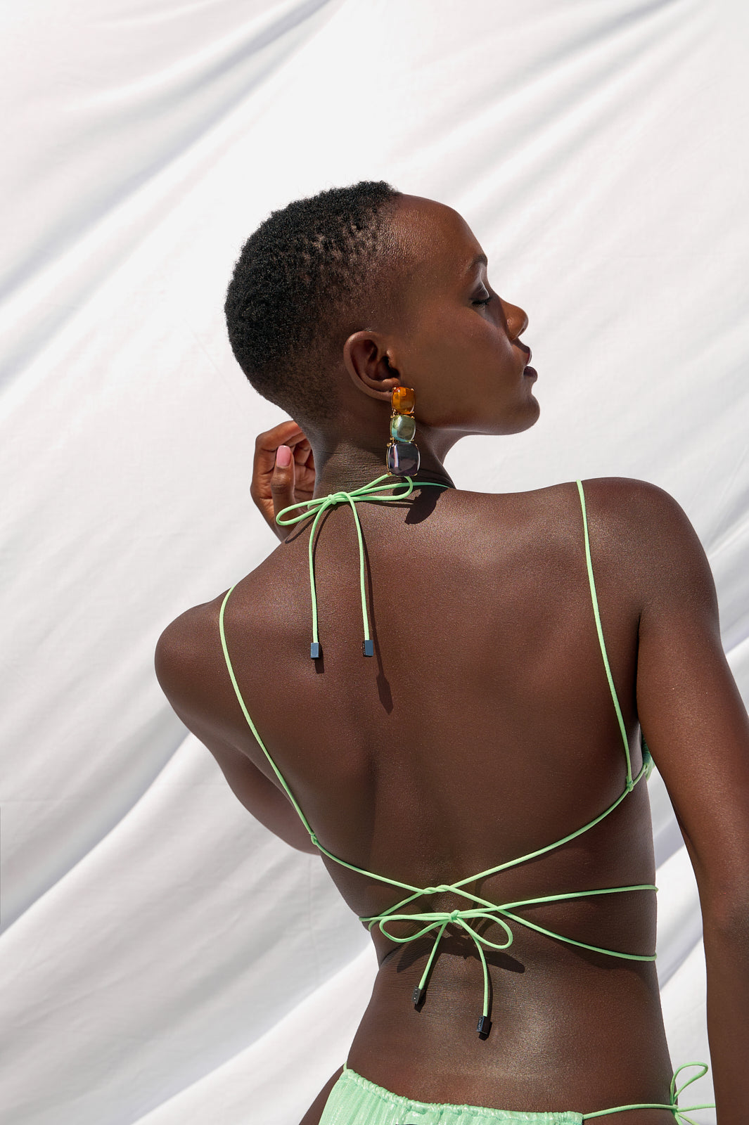 HOTCAKES – Eurydice Top Bikini Aquamarine