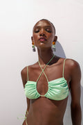 HOTCAKES – Eurydice Top Bikini Aquamarine