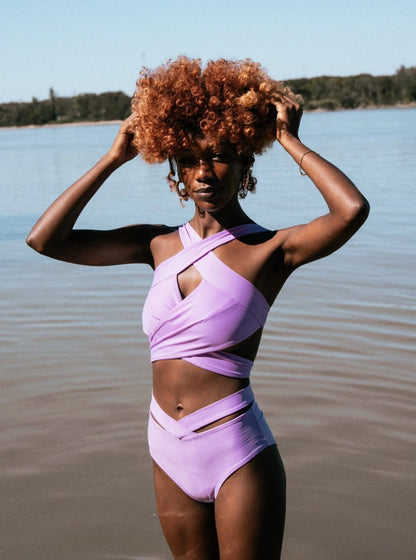 FANNA - Top X réglable Lavender