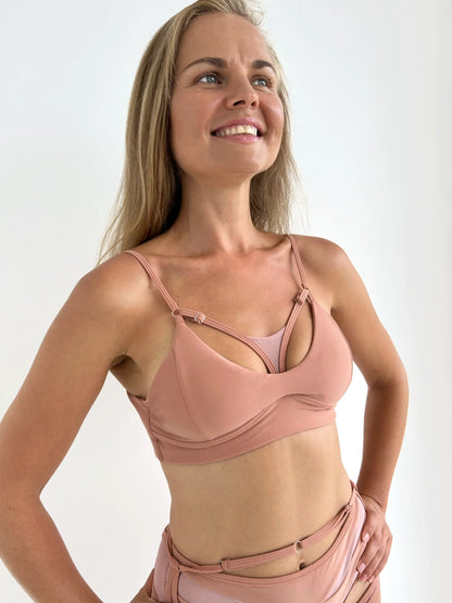 HARNA - Top Fierce Rose Poudré