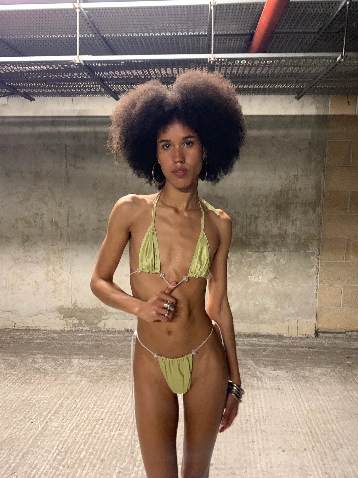 ANGRY DOLLZ - Matcha toggle bikini