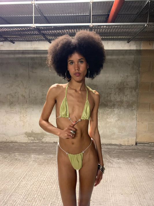 ANGRY DOLLZ - Matcha toggle bikini