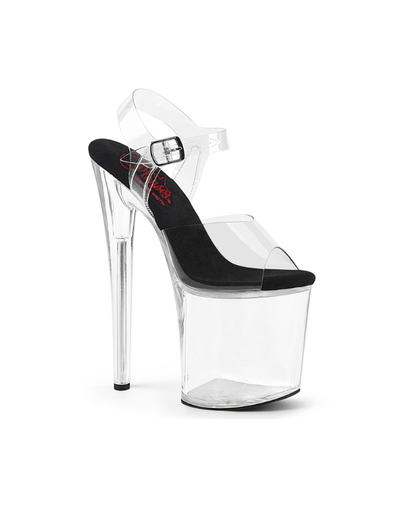 PLEASER - Naughty - 808 - Clear